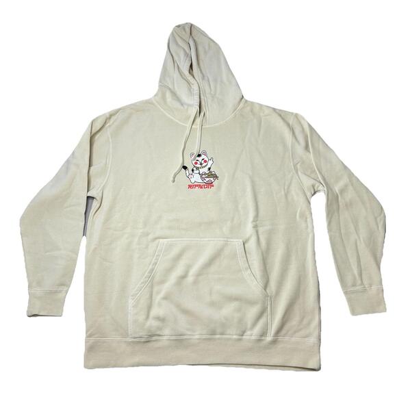 Rip N Dip Sushi Cat Hoodie Men’s Extra Large Skate Streetwear Pullover Ramen - Picture 2 of 7